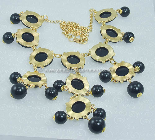 Brand New Imported Black Bubble Necklace