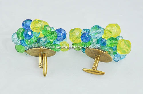 Vintage Coppola e Toppo Glass Cufflinks