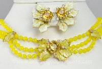 Vintage Signed Sandor Demi- parure 