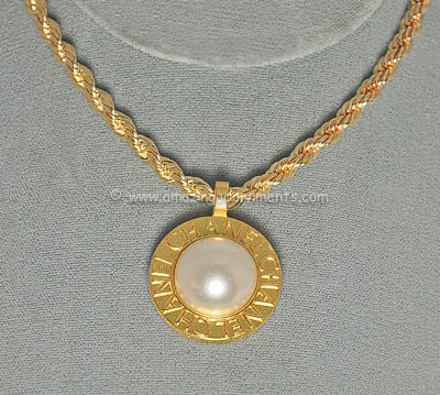 Chanel Faux Pearl Necklace