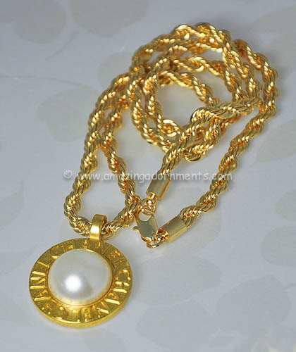 Chanel Faux Pearl Necklace