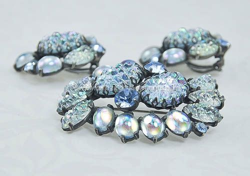 Vintage Signed Schiaparelli Demi Parure
