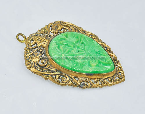 Vintage Jade Pin Pendant Combo