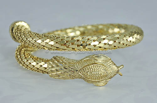 Vintage Mesh Bracelet Signed Otomesh