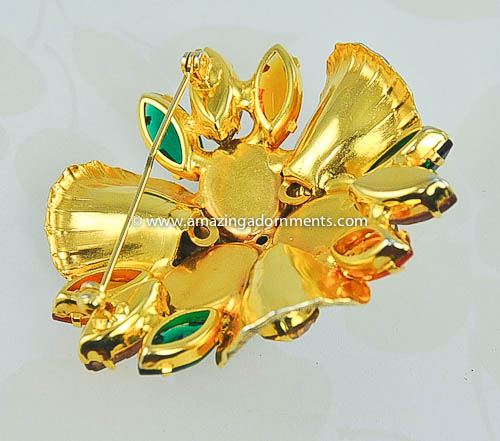 DeLizza and Elster Metal Accent Brooch