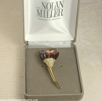 Nolan Miller Floral Pin