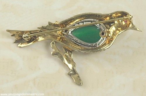 Du Jay Sterling Figural Brooch