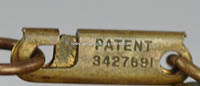 Miriam Haskell Utility Patent Number for Slide Clasp