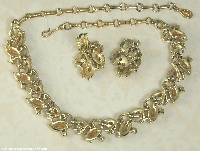 Coro Necklace and Earring Set