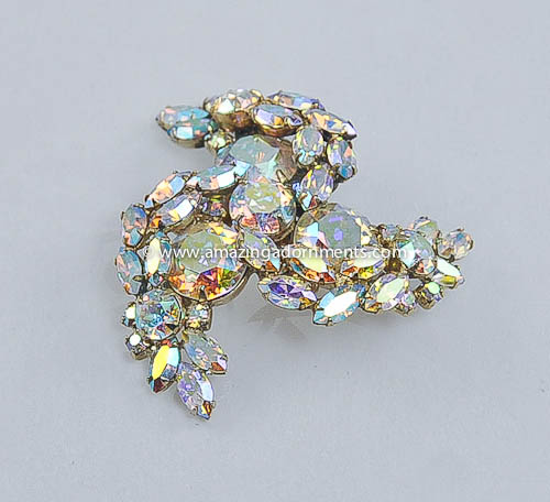 Sherman Rhinestone Brooch