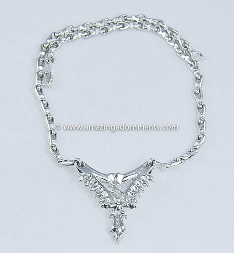 Ora Clear Rhinestone Necklace