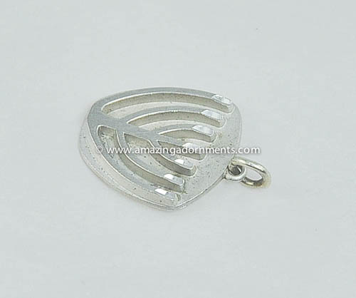 Vintage Beau Sterling Menorah Charm