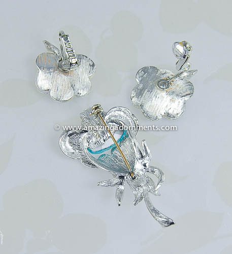 Vintage Signed Emmons Flower Set