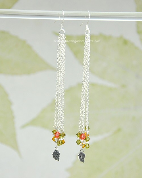 Artisan Sterling and Crystal Earrings