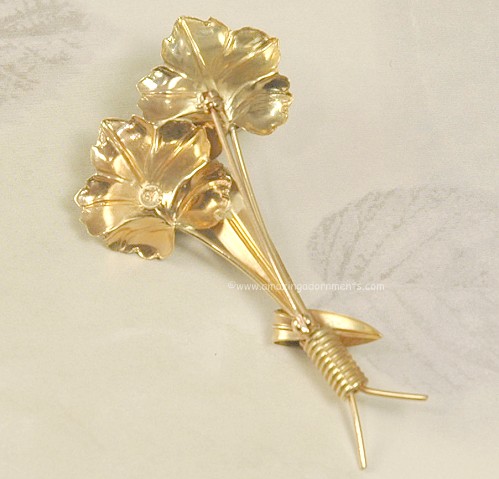 Estate 14Kt Gold and Pearl Pin 