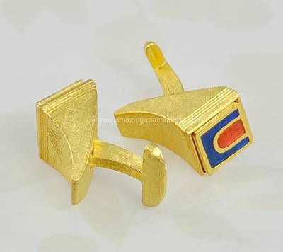 Givenchy Couture Enamel Cufflinks