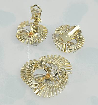 Vintage Signed HAR Rhinestone  Set