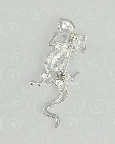 Trifari Contemporary Lizard Pin