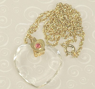 Glass Heart Necklace