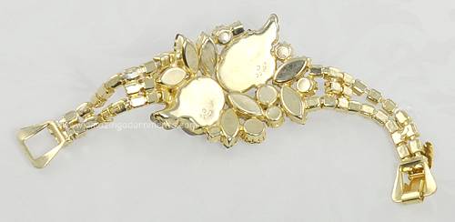 Vintage Signed Edlee Rhinestone Bracelet