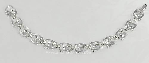 Signed Krementz Rhinestone Bracelet