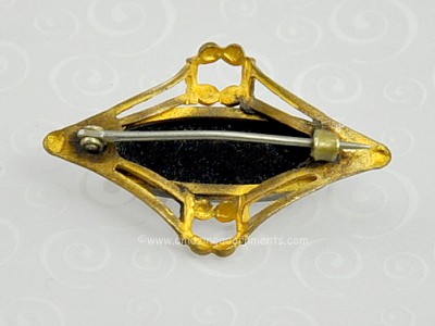 Antique Mourning Brooch