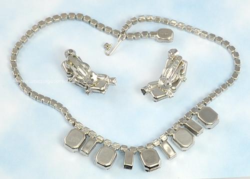 Vintage Weiss Rhinestone Set