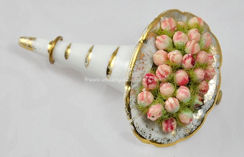 Vintage Limoges Floral Pin
