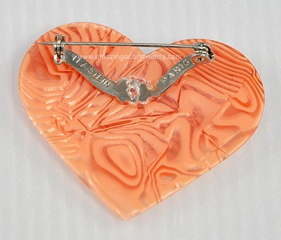 Lea Stein Valentine's Heart Pin