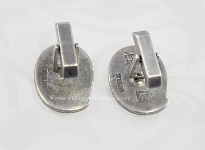 Kenneth Begay Navajo Sterling Cufflinks