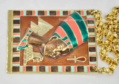 D'Orlan Egyptian Motif Necklace