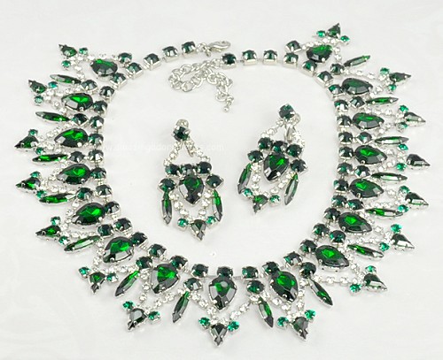 Signed Robyn Rush Rhinestone Set