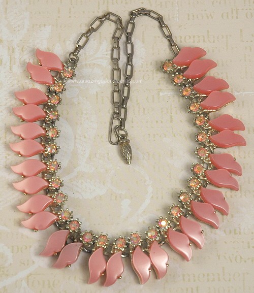 Pink Thermoplastic Necklace
