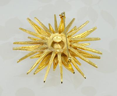 Vintage Schiaparelli Sunray Brooch