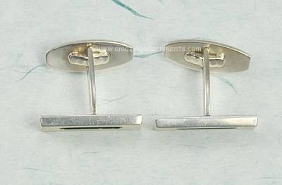 Vintage Modernist Sterling Cufflinks Signed Hans Hansen