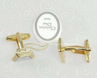 Christian Dior Logo Cufflinks