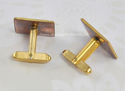 German Enamel Cufflinks by Scholtz and Lammel