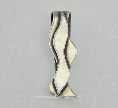 Vintage Modernist Art Smith Sterling Clip