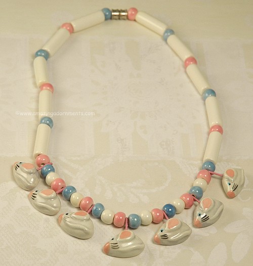 Flying Colors Ceramic Necklace