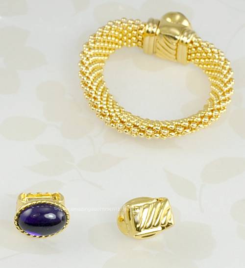 Interchangeable Magnetic Clasp Mesh Bracelet from ELIZABETH TAYLOR