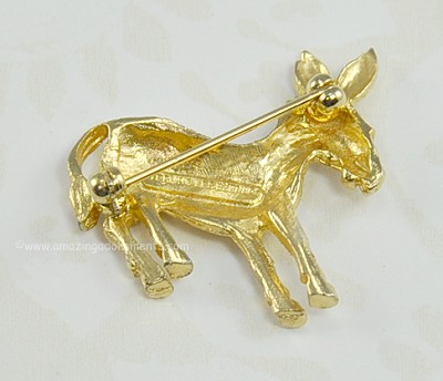 Les Bernard Sterling Donkey Pin