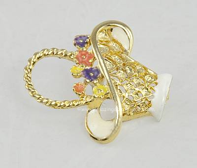 Vintage Enamel FLower 