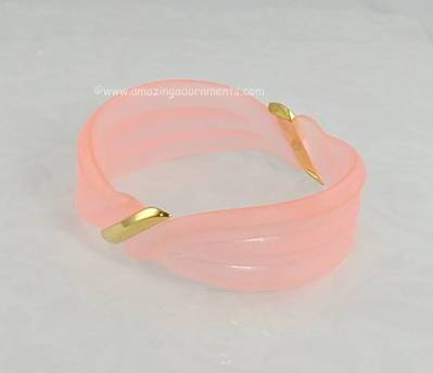 Pink Plastic Bracelet