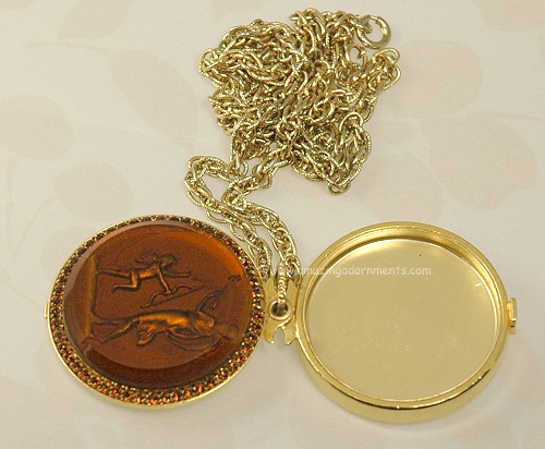 Lilly Dache Compact Necklace 