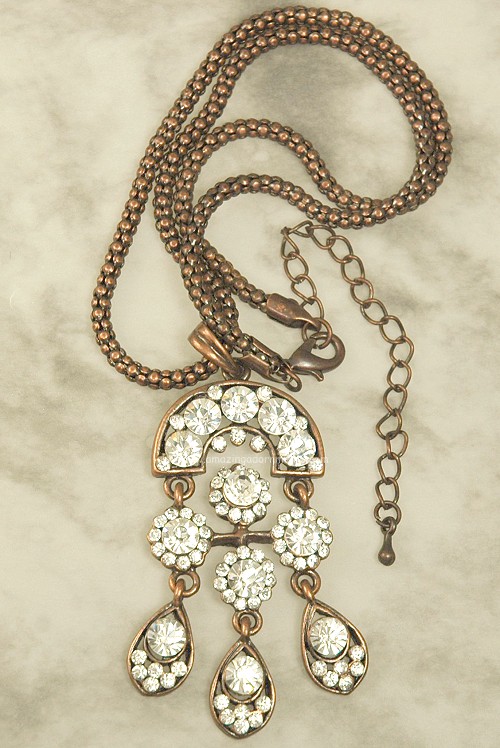 Contemporary Rhinestone Necklace