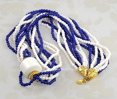Vintage Les Bernard Multi- strand Necklace