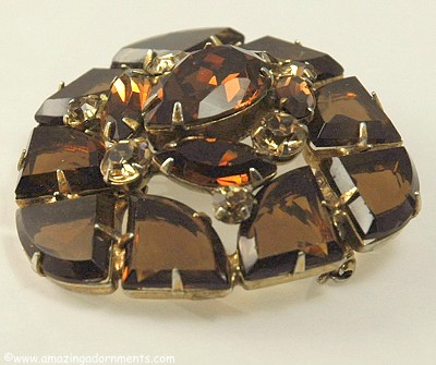 Regency Rhinestone Brooch