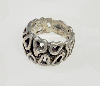 Modernist Ring Signed ORB