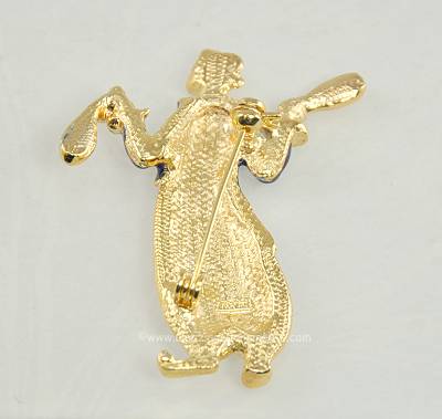 Signed Roman Clown Juggler Figural Pin