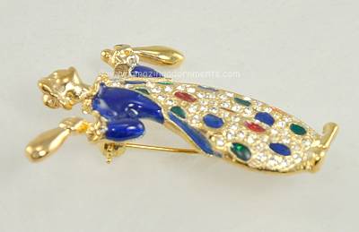 Signed Roman Figural Pin
